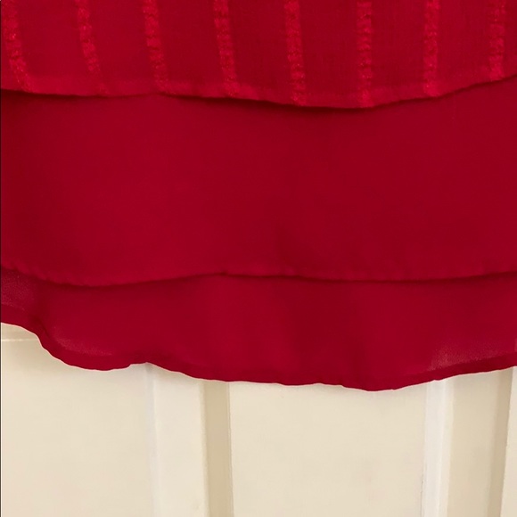 Sanctuary Layered Look Sleeveless Maroon Top - Picture 5 of 8